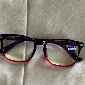 Blue light filter reading glasses 1.0